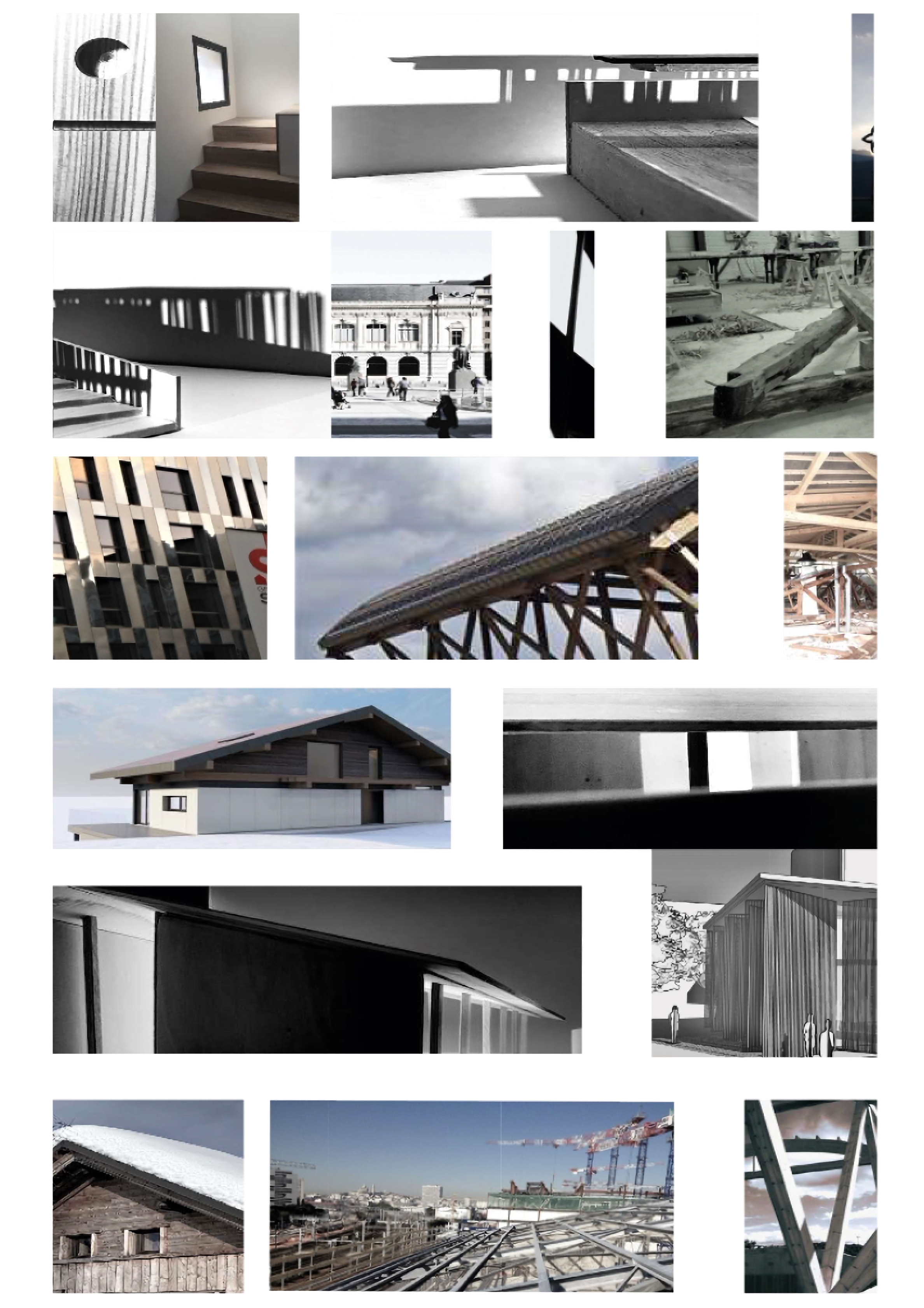 a white building with a red door sitting on top of a beach